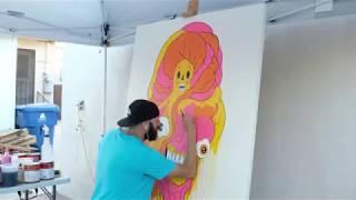 "BRIGHTMARE" WIP Time-lapse Speed Painting By Alex Pardee