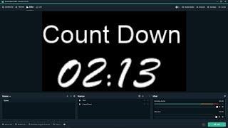 StreamLabs OBS - Timer, Count Down, Speed Runners