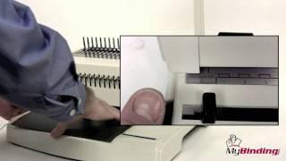 Demo of the Akiles MegaBind 1 Legal Size Plastic Comb Binding Machine - AKMEGABIND1