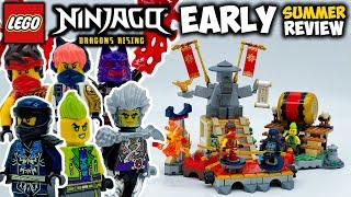 Tournament Battle Arena EARLY Review! LEGO Ninjago Dragons Rising Set 71818