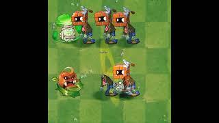 Bean Sprout Vs Bonk Choy Vs Brickhead Zombies - PvZ 2