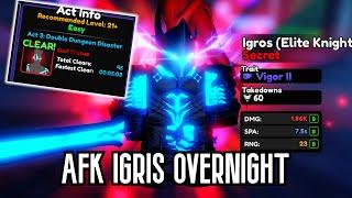 How To AFK Igris Using Tiny Task/Macro In Anime Vanguards