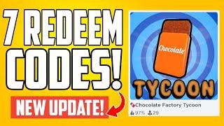 Chocolate Factory Tycoon CODES 2024 - EVERY WORKING CODES | ALL ROBLOX CODES