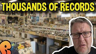 Digging through THOUSANDS of vinyl records!  The ULTIMATE record hunt!