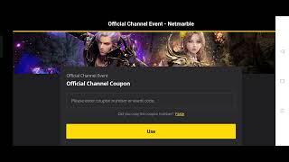 Blade & Soul Revolution BNSR Coupon code Sep.30,2024