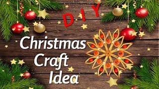 How to make Snowflake️️ Christmas Ornamentwith Jute Twine