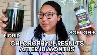 OVER A YEAR TAKING CHLOROPHYLL - RESULTS + LIQUID VS PILL FORM BENEFITS | Ashkins Curls