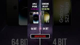 IPhone 14 Pro Max vs S23 Ultra -  *processor battle*  #shorts  #tech  #samsung #apple