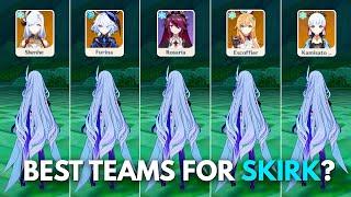 Best C0 Teams for Skirk!! Escoffier or Shenhe?? [ Genshin Impact ]