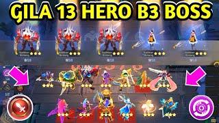 VALE SKILL 1||GILA REKOR 13 HERO B3 BOSS TERBARU 2025||COMBO MAGIC CHESS TERKUAT UPDATE TERBARU