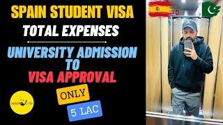 Spain Study Visa Expenses | ADMISSION TO VISA | Mahi Vlogs