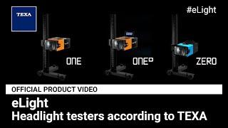 EN - eLight range, headlight testers according to TEXA - Official Product Video