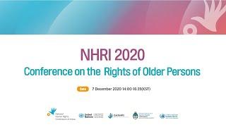 NHRI 2020 Conference on the Rights of Older Persons