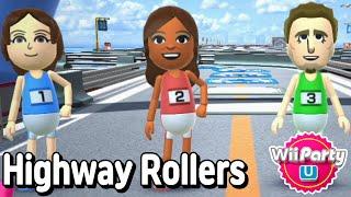 Wii Party U - Highway Rollers | Rina, Haruka, Alphonse and Bernardo | Alexgaming