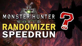 Monster Hunter World Randomizer Speedrun! New Game to "Xeno'jiiva" with Greatsword!
