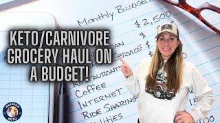 KETO/CARNIVORE DIET GROCERY HAUL ON A BUDGET | WINN DIXIE, ALDI AND TARGET DEALS