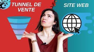 Tunnel de vente vs  Site Web