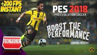 how to fix lag in pes 2018 on laptop or low end pc