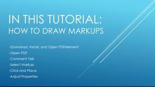 How to Draw Markups on PDF