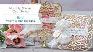 Shaped Cards Video Series with Yana. Episode #1 - Braided Grace Square