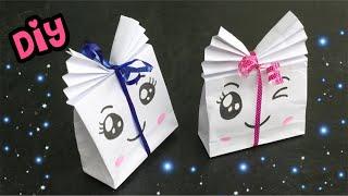  HOW TO MAKE A PAPER BAG - KAWAII CRAFT IDEAS WITH PAPER