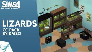 The Sims 4 Lizards - CC Pack Trailer