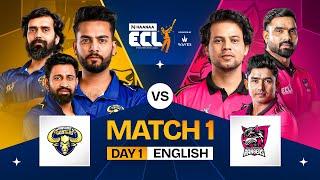 [ENGLISH] #ECL | Match 1 | Haryanvi Hunters vs Rajasthan Rangers | Elvish Yadav vs Zayn Saifi