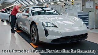 2025 Porsche Taycan Production in Germany