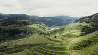 Caucasus Valley Mountains Green