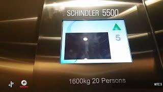 Schindler 5500 MRL Elevators - WTC 3, Jakarta, ID (Car Park)