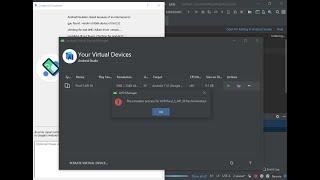 Emulator Process for AVD was killed in Android Studio