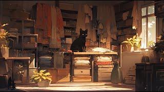 [Chill/Sleep/Healing] Cat & Sunny Room  Chill Lofi - Study Music  Lofi With My Cat