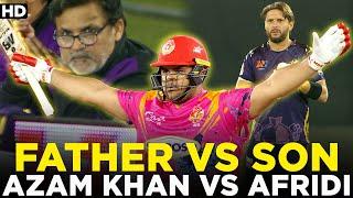 Father vs Son | Azam Khan vs Shahid Afridi | Azam Khan Huge Sixes | HBL PSL | ML2A