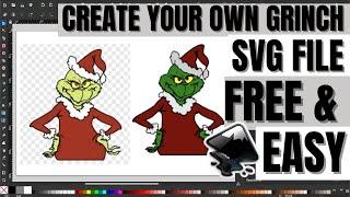 Get The Grinch Svg File For Free And Create Amazing Designs With Inkscape!