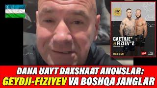 DANA SUPER JANGLAR ANONSI:  FIZIYEV-GEYDJI 2 VA BOSHQA JANGLAR! O'ZBEKCHA