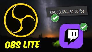 OBS LITE PARA PC BAJOS RECURSOS | PREVIEW