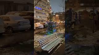 первый снег Краснодар
