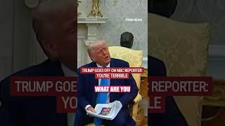 Trump slams NBC reporter for Qatari jet question #news #us #fox #trump #media #shorts #world