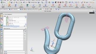 Kettenhaken - Siemens NX 8 Training Surfaces - Mesh surface through curve mesh