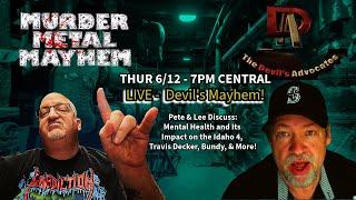 LIVE with Pete Altieri/Murder Metal Mayhem & Lee/Devils Advocates
