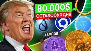 Биткоин штурмует $80 000: Какие монеты вырастут следующими?