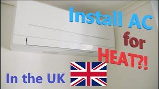 Air conditioning in an ordinary British house?! 4K HEAT PUMP