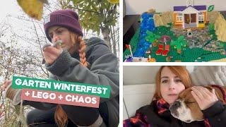 Neues XXL Lego Projekt / Garten winterfest machen / Sesselchaos / Weekly Vlog #124