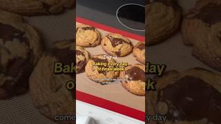 Baking cookies for the dining hall staff #baking #cookies #chocolatechipcookies