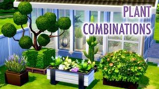 15 Plant Combo Ideas / The Sims 4 Base Game / 15 идей комбинирования растений / Симс 4 Базовая Игра