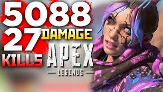 АПЕКС ФЕРМА: 27 Килов 5088 Урона за Рэйф - qadRaT Apex Legend Farm - Wraith 20 Kills 4k Damage