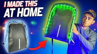 How to Convert a simple bag into smart led bag | LED backpack DIY 2023