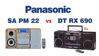 Звучание - Panasonic SA PM 22 vs Panasonic RX DT 690 - Sounding