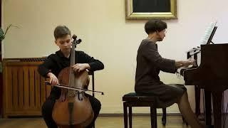 Кимаев С. (4 класс). Виолончель. ДМШ 2 Сочи. School of music. А cello. Russia. 4 years of study.