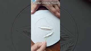 Nokshi Pitha Design || Khadija Cooking House || #shorts